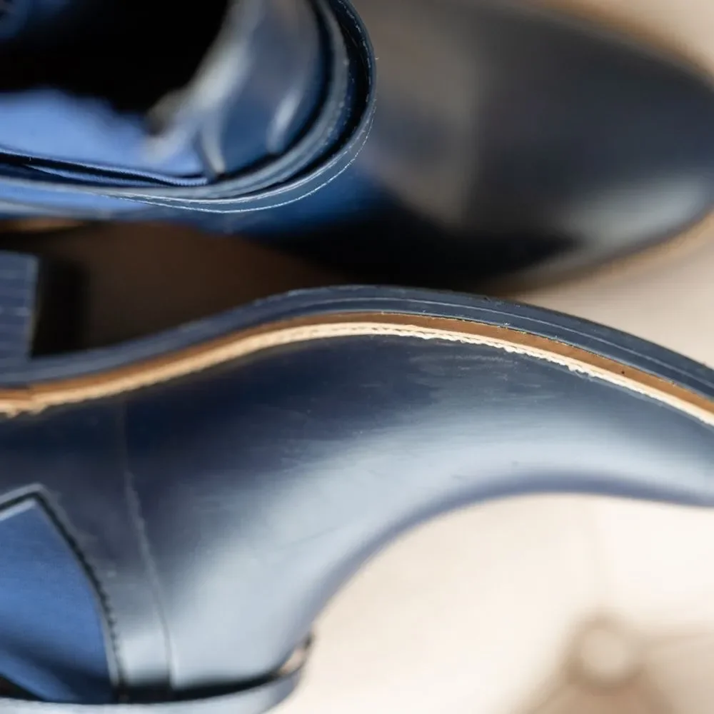 Women’s Bernardo Peony Navy Blue Rain‎ Boots size 6/7